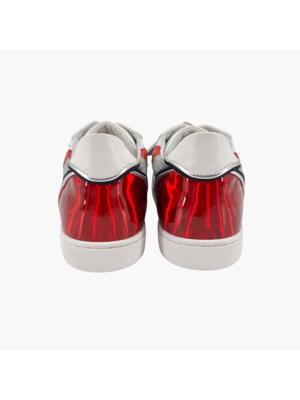 Christian Louboutin Vieira Limited Sneakers White Red Leather Size 37 US 7 Women - Picture 8 of 15